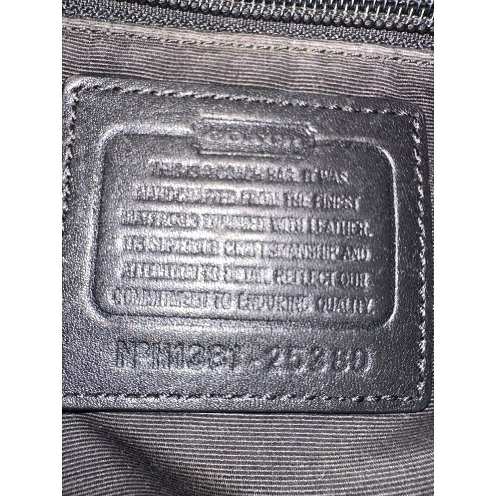 Coach Signature Canvas and Leather Shoulder Bag with Tassel Detail - Picture 4 of 16